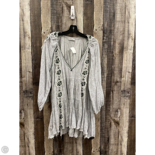 Dress Casual Short By Ces Femme In Striped Pattern, Size: L