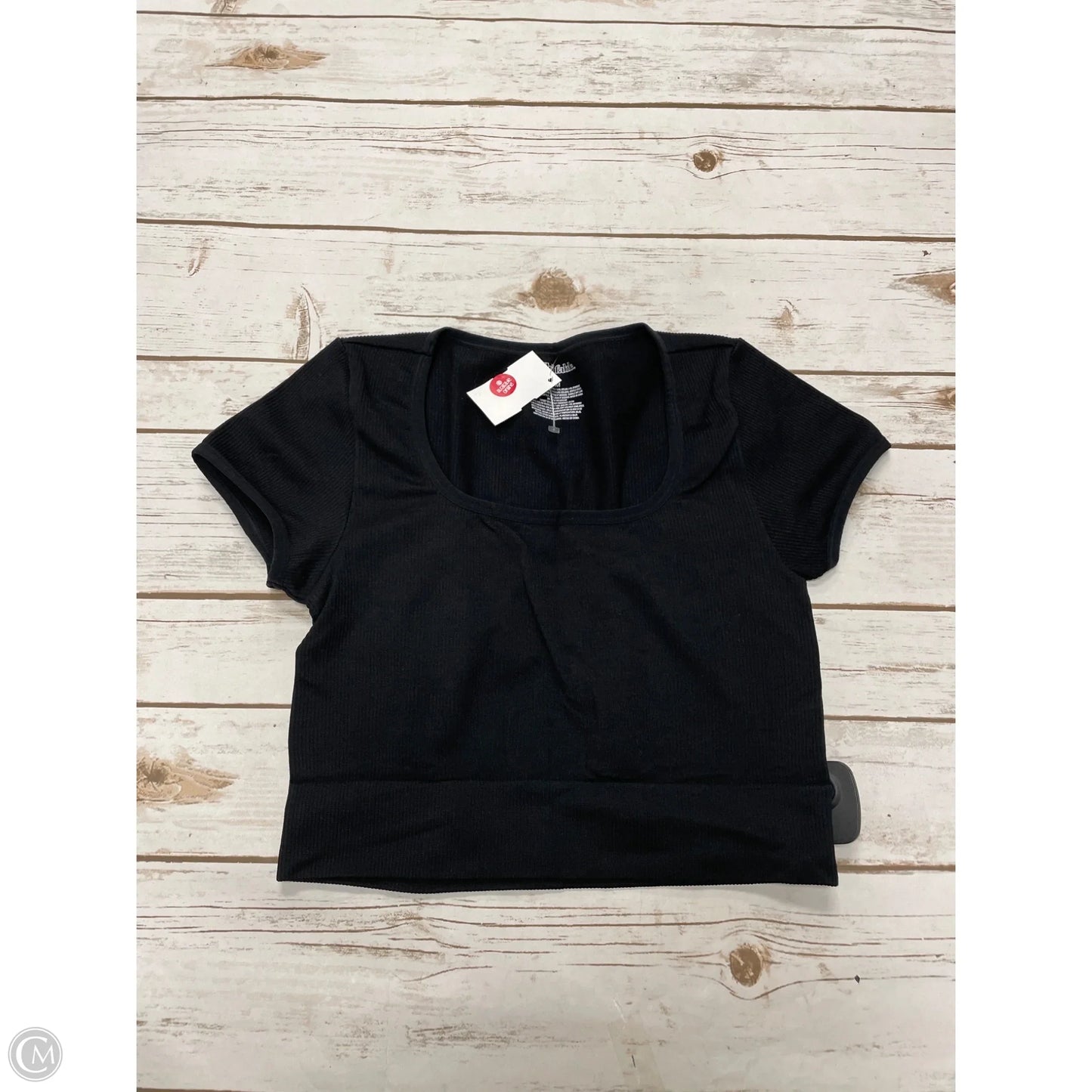 Top Short Sleeve By Wild Fable In Black, Size: M