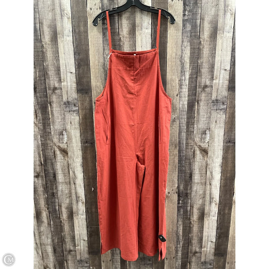 Jumpsuit By Cme In Red, Size: L