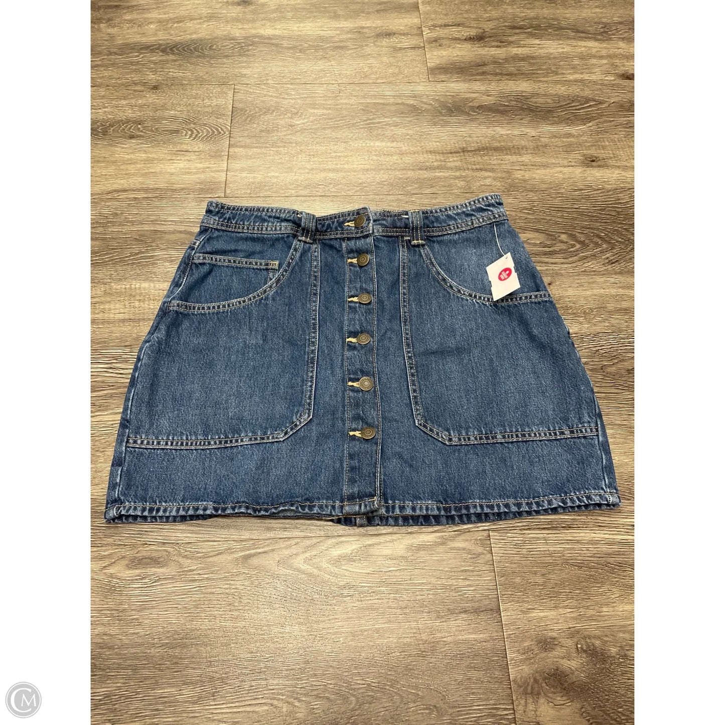 Skirt Mini & Short By Old Navy In Blue Denim, Size: 10