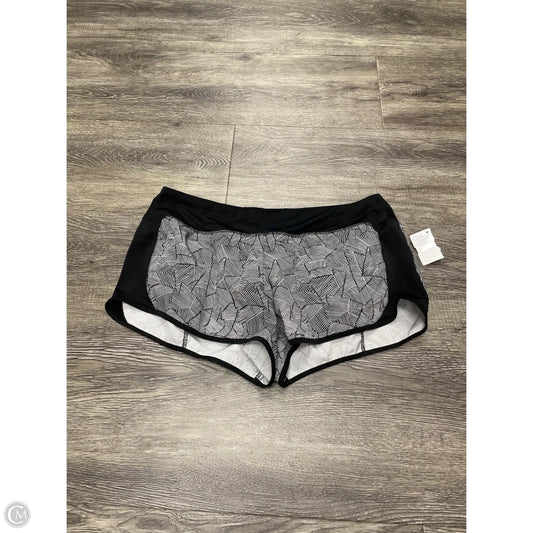 Athletic Shorts By Nike In Black & White, Size: L