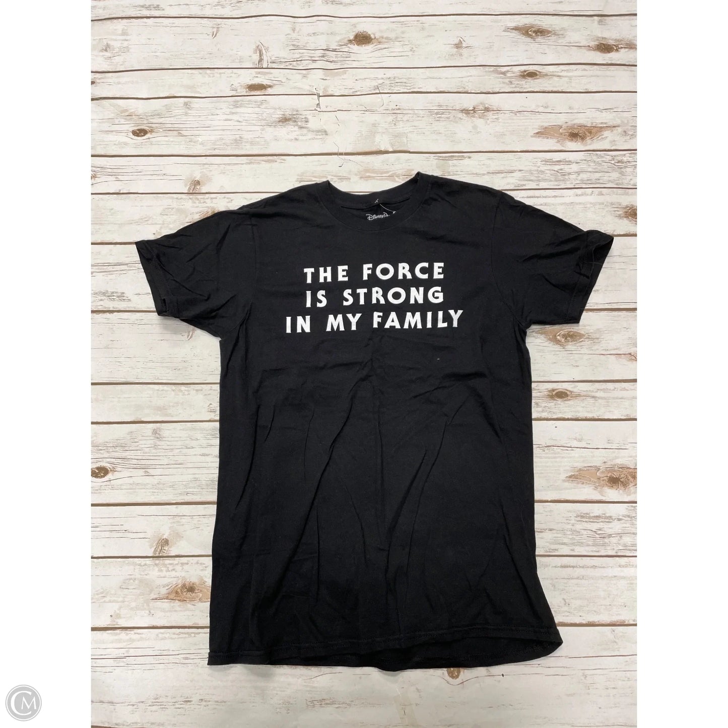 Top Short Sleeve By Disney Store In Black, Size: M