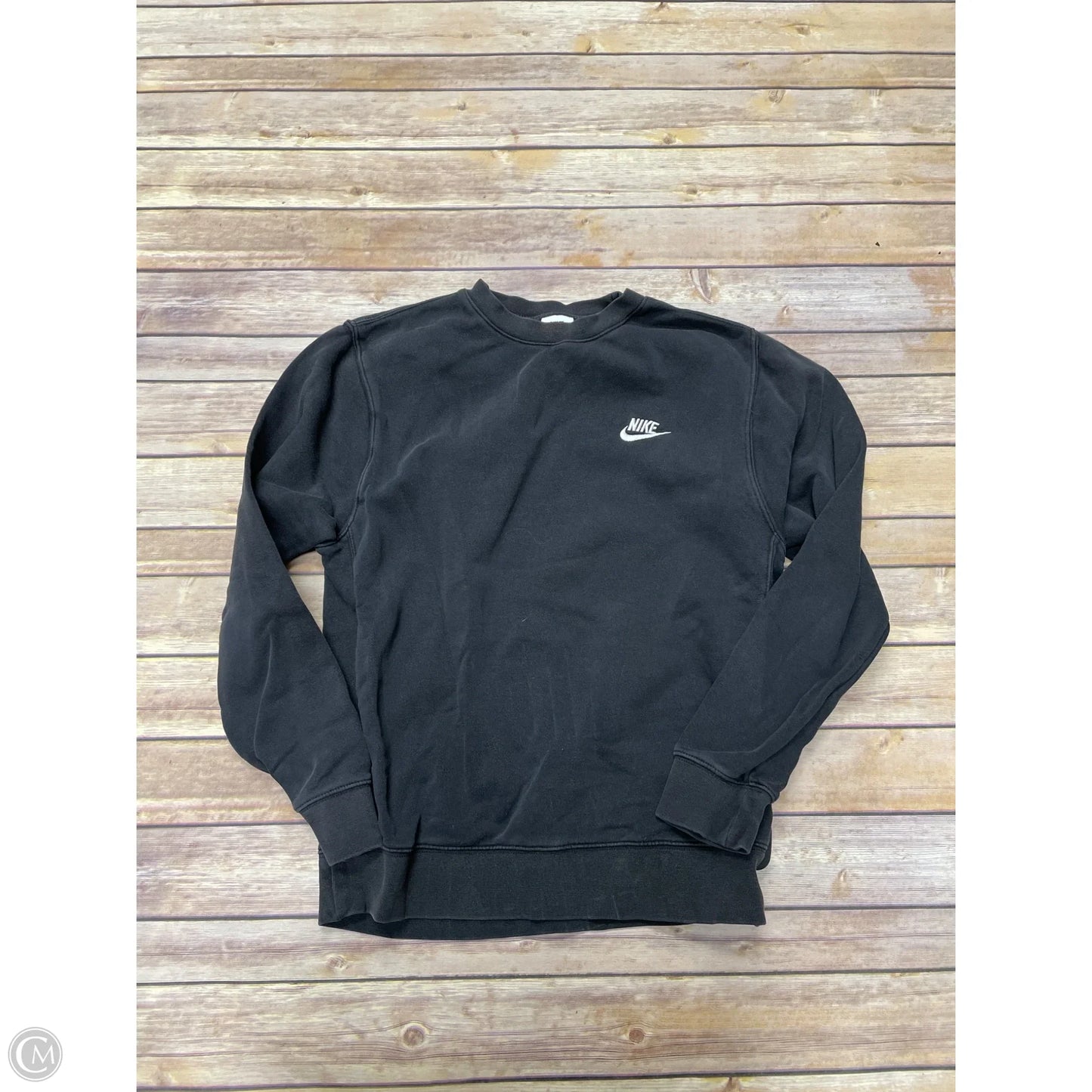 Sweatshirt Crewneck By Nike In Black, Size: S