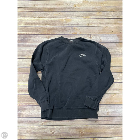 Sweatshirt Crewneck By Nike In Black, Size: S