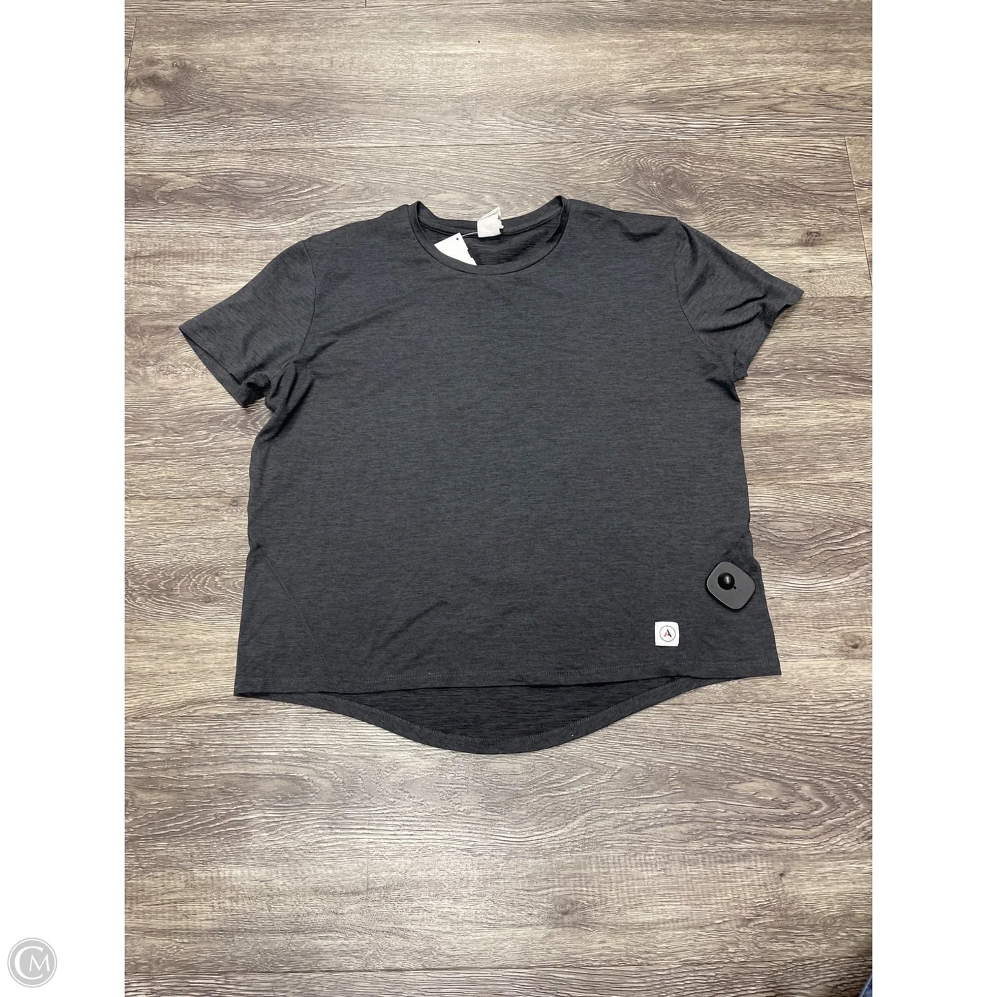 Athletic Top Short Sleeve By Cme In Black, Size: L