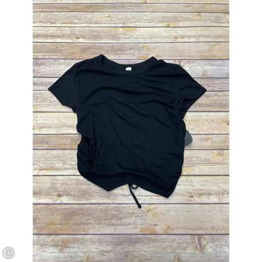 Top Short Sleeve By Old Navy In Black, Size: M