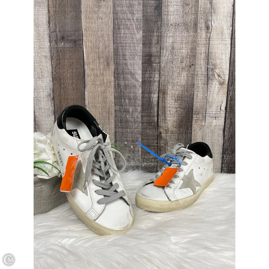 Shoes Luxury Designer By Golden Goose In White, Size: 7