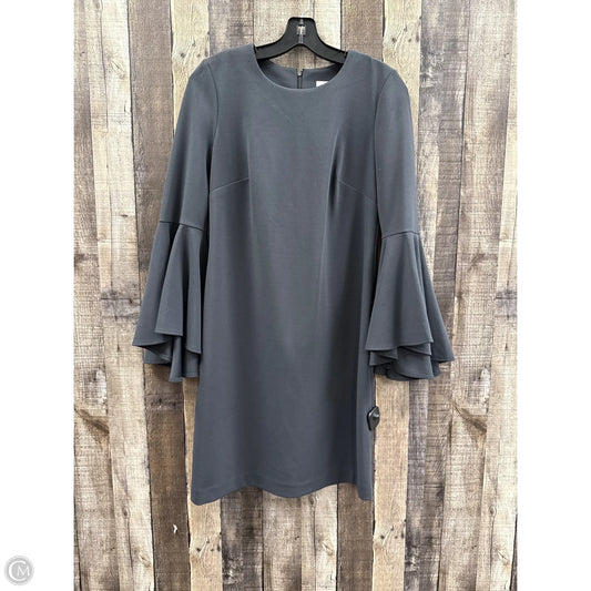 Dress Work By Calvin Klein In Grey, Size: S