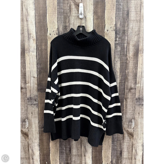 Sweater By Old Navy In Black & White, Size: 2x