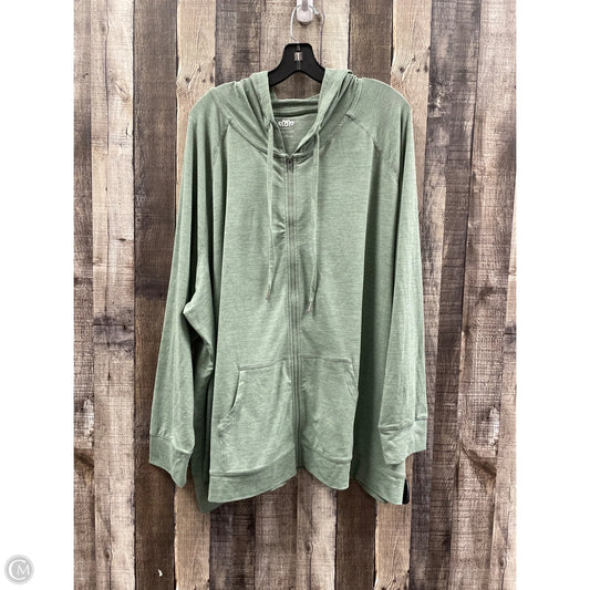 Athletic Jacket By Maurices In Green, Size: 4x