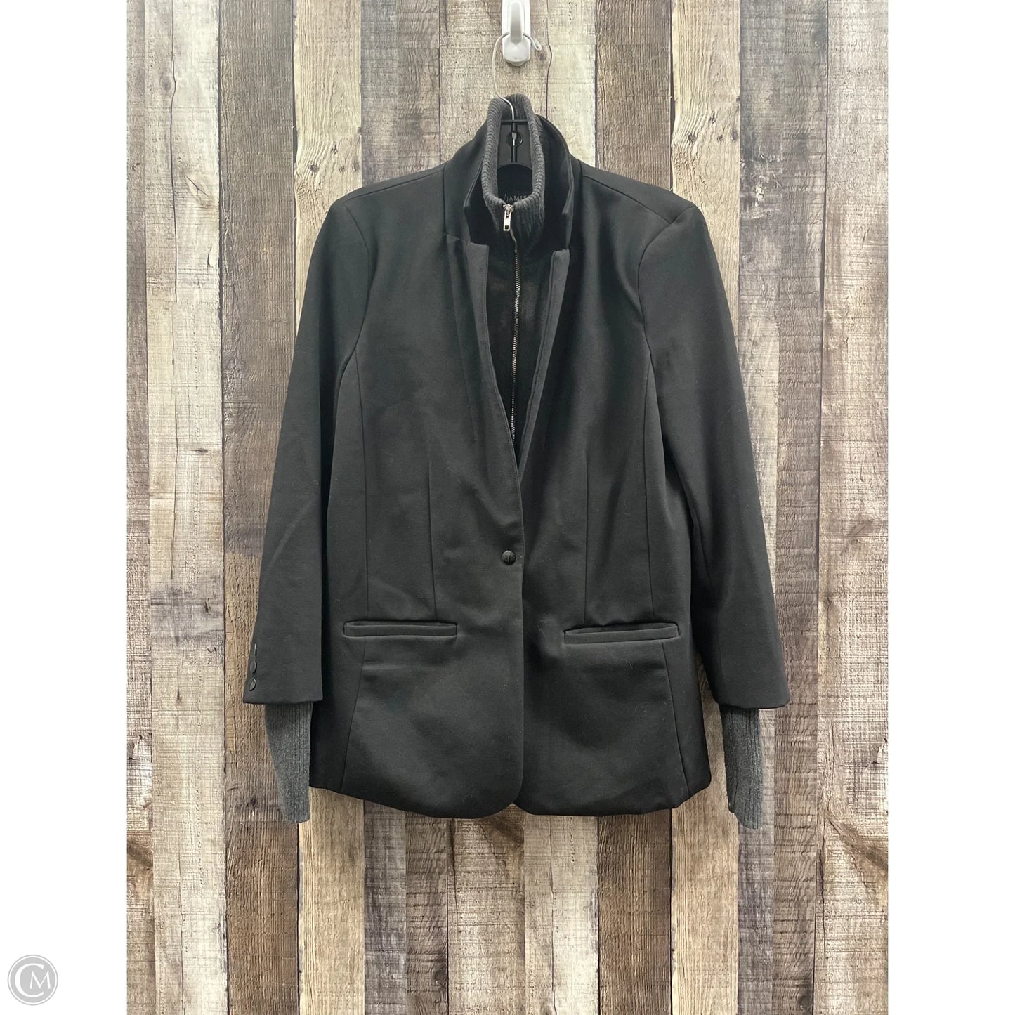 Jacket Other By Cme In Black & Grey, Size: S