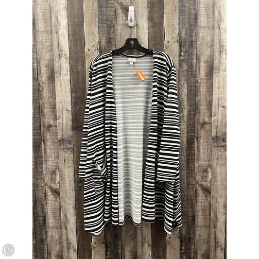 Cardigan By Lularoe In Striped Pattern, Size: Xl