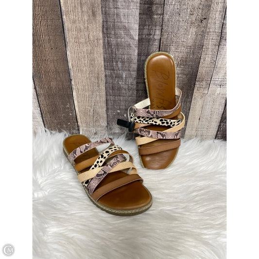 Sandals Flats By Blowfish In Brown, Size: 8.5