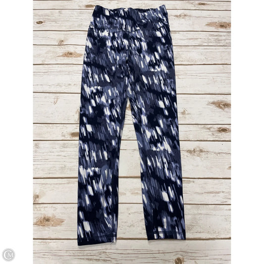 Athletic Leggings By Under Armour In Blue, Size: S