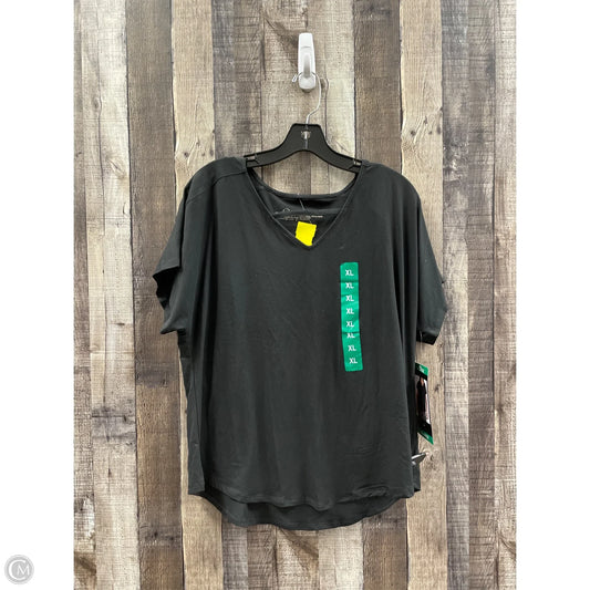Top Short Sleeve By Tranquility In Black, Size: Xl
