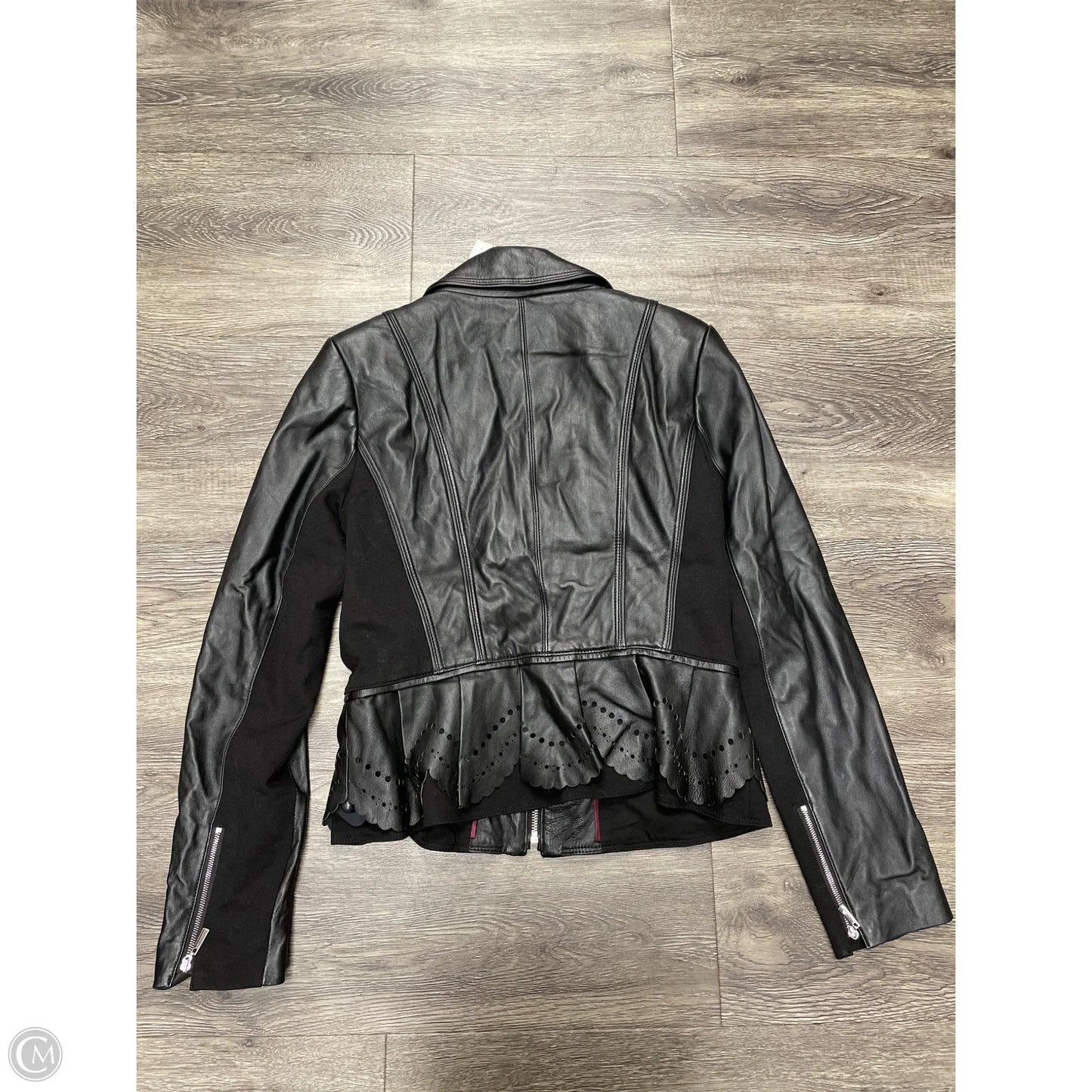Jacket Leather By White House Black Market In Black, Size: M