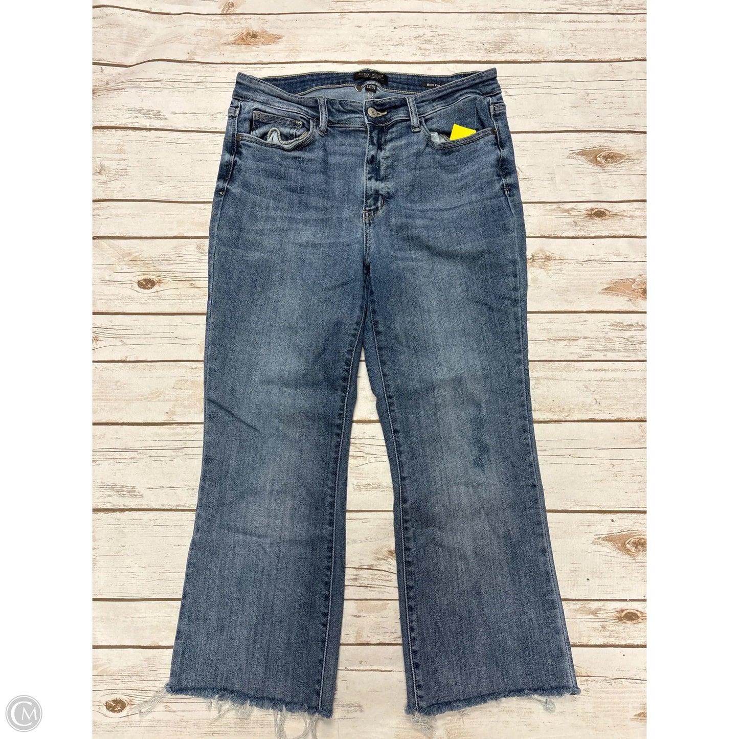 Jeans Boot Cut By Judy Blue In Blue Denim, Size: 12