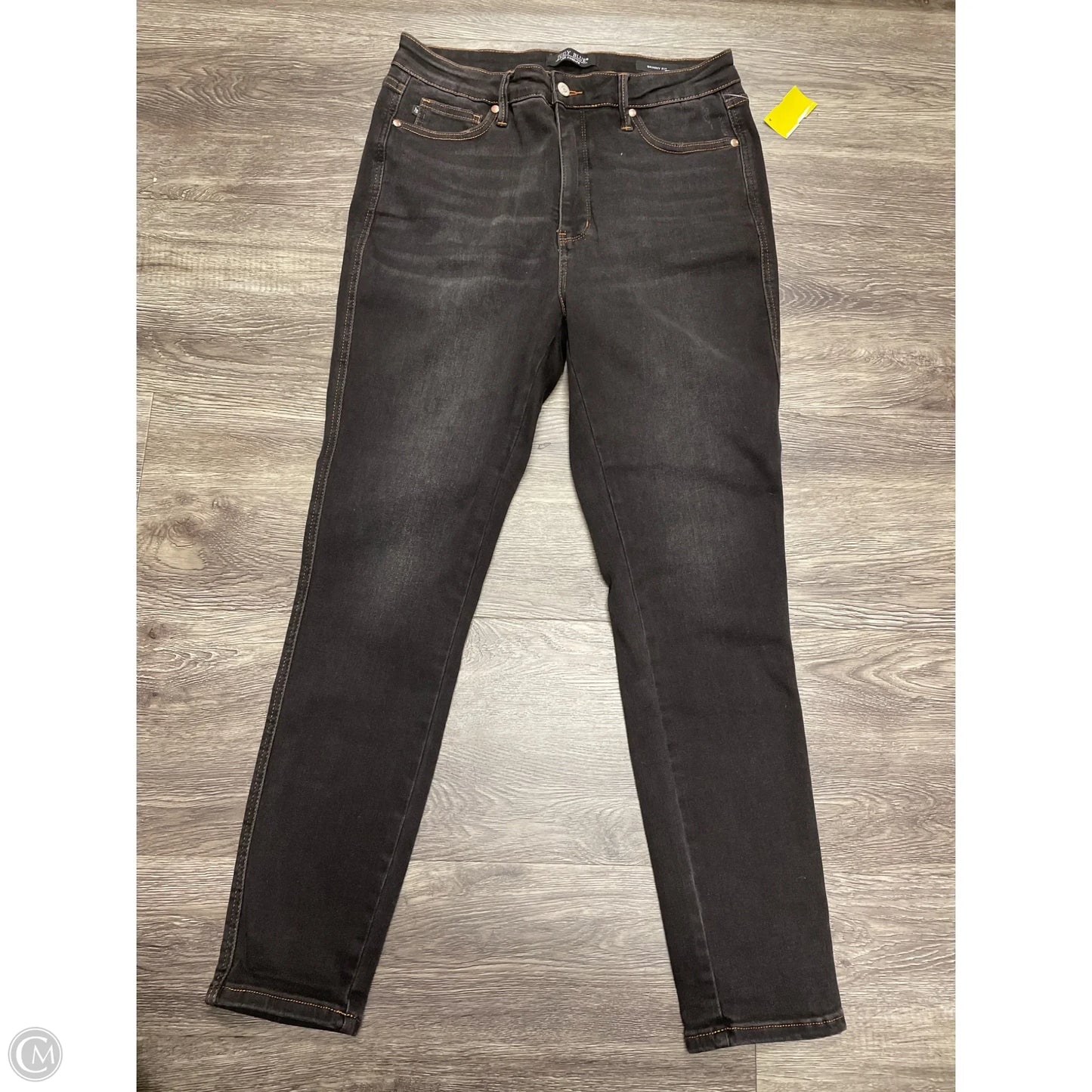 Jeans Straight By Judy Blue In Black, Size: 12