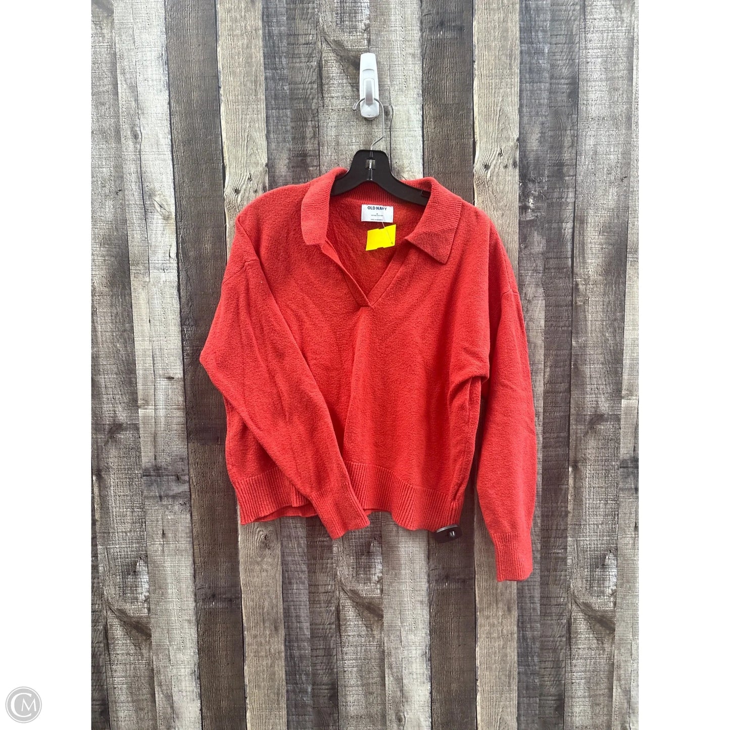 Sweater By Old Navy In Red, Size: M