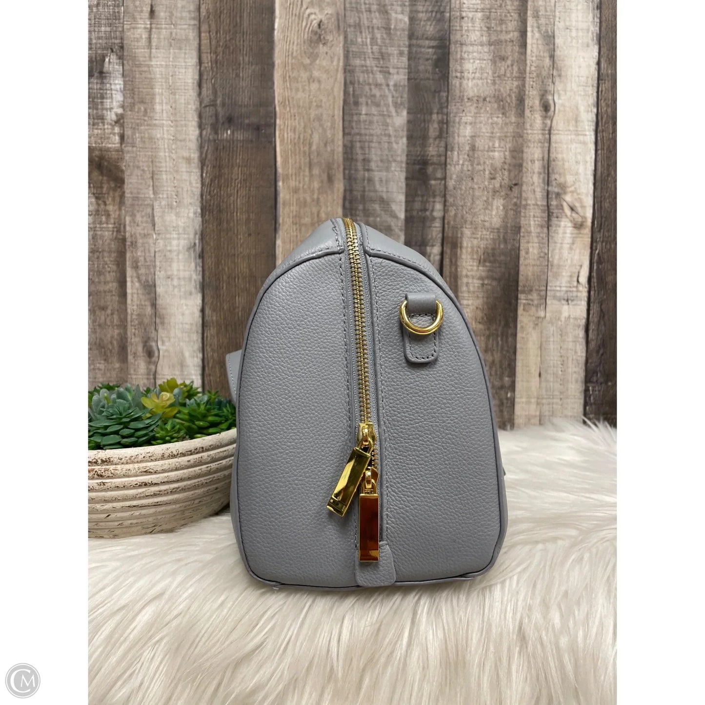 Crossbody Leather By Cme, Size: Medium