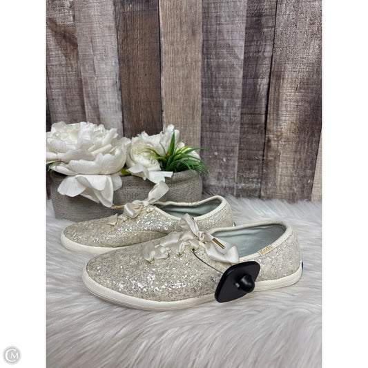 Shoes Designer By Kate Spade In Silver, Size: 6