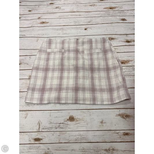 Skirt Midi By Lc Lauren Conrad In Purple & White, Size: Xl