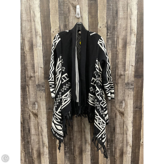 Cardigan By Chicos In Black & White, Size: M