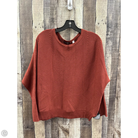 Sweater By Tahari In Bronze, Size: L
