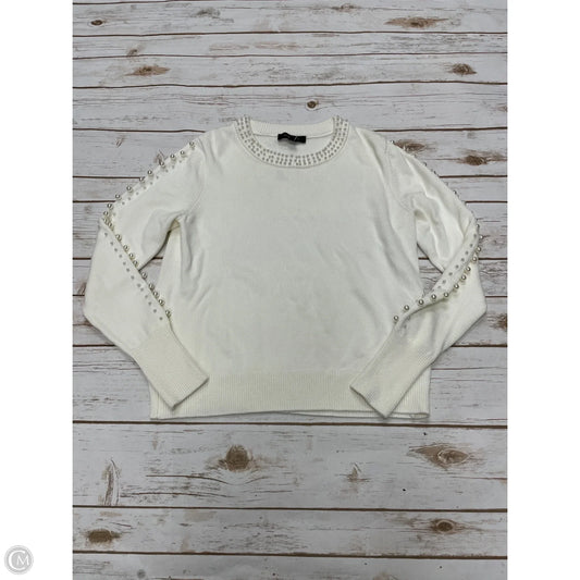 Sweater By Ann Taylor In Cream, Size: S