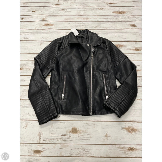 Jacket Moto By Top Shop In Black, Size: S