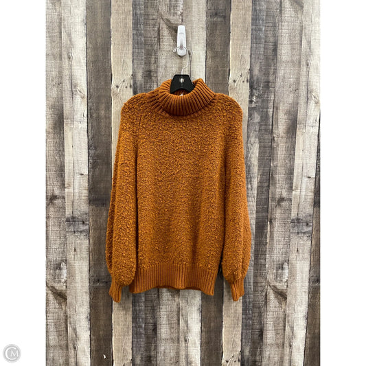 Sweater By Who What Wear In Brown, Size: M
