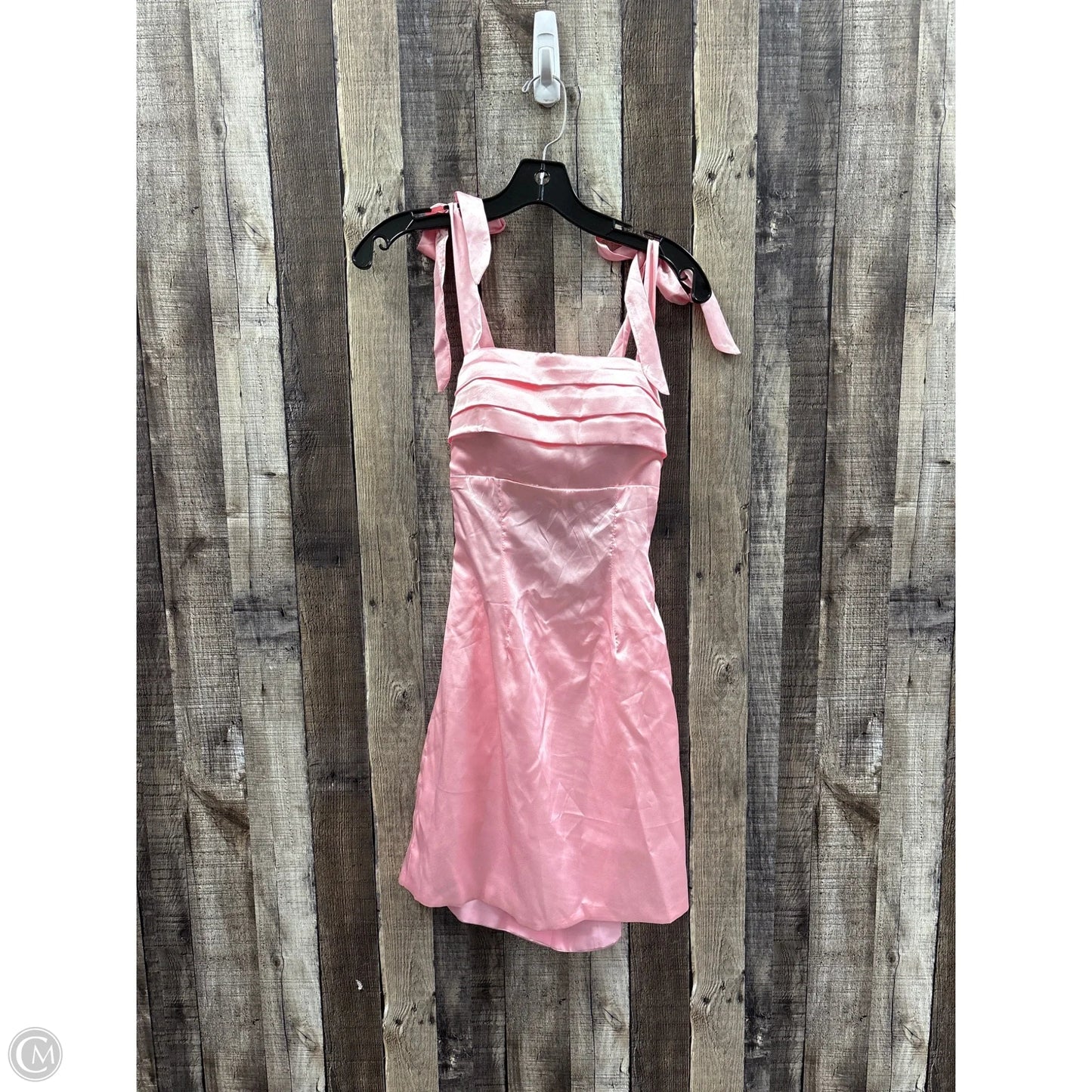 Dress Party Midi By Cme In Pink, Size: Xs