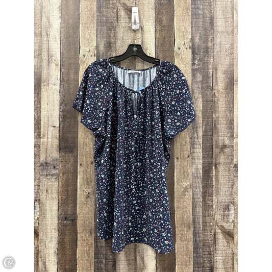 Top Short Sleeve By Cme In Multi-colored, Size: 2x