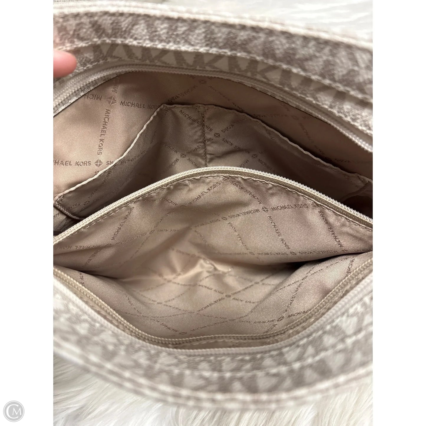 Crossbody Designer By Michael Kors, Size: Medium