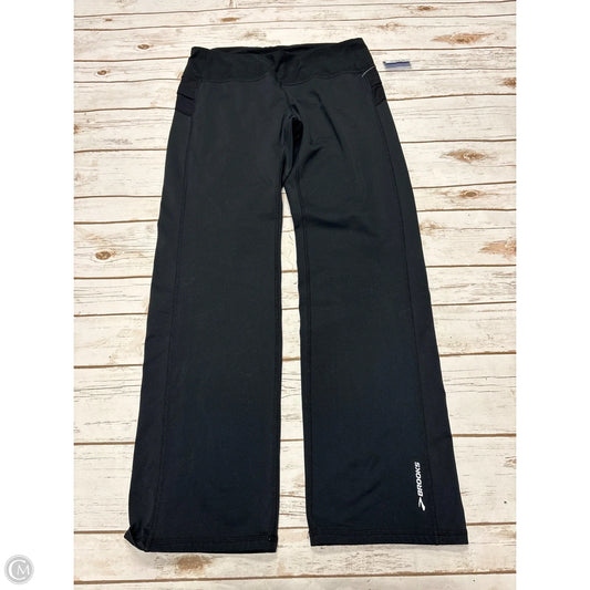 Athletic Leggings By Brooks In Black, Size: M