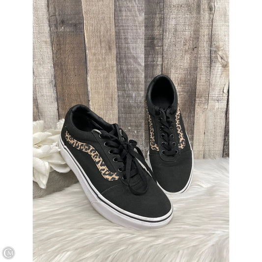 Shoes Athletic By Vans In Black, Size: 8