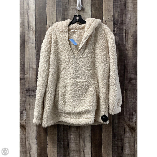 Jacket Fleece By Gap In Cream, Size: Xs