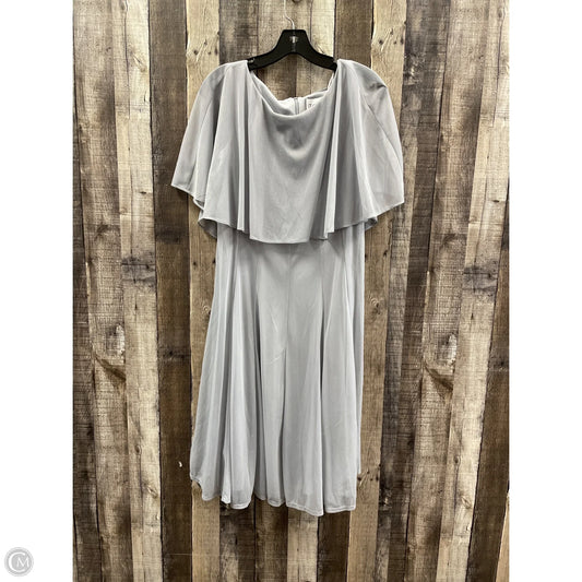 Dress Party Midi By Cme In Silver, Size: 1x