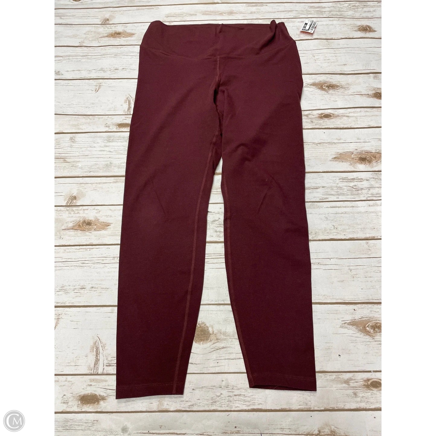 Athletic Leggings By Old Navy In Maroon, Size: L
