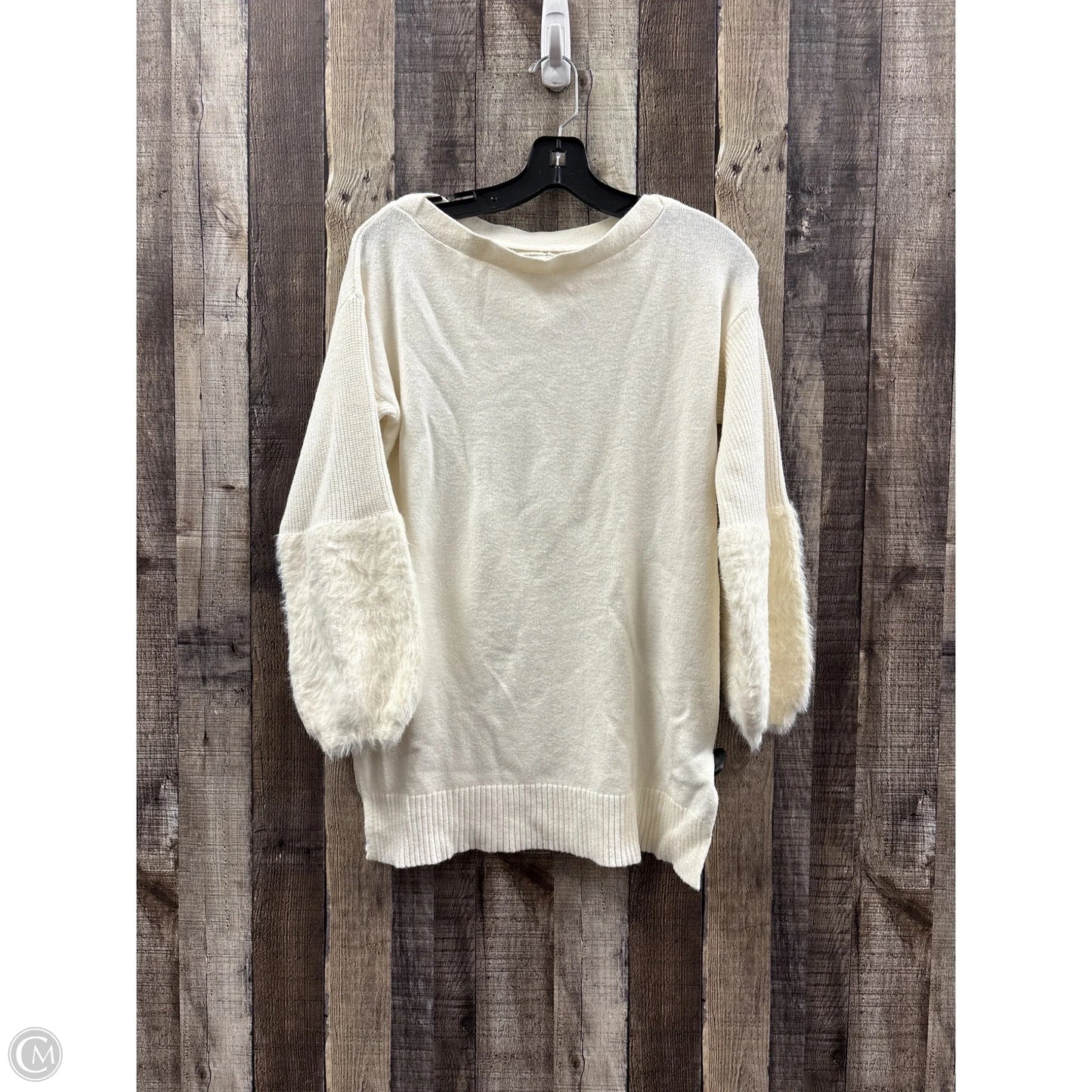Top Long Sleeve By Anthropologie In Cream, Size: Xs
