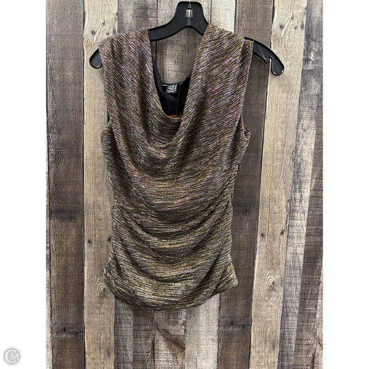 Top Sleeveless By Cme In Gold, Size: M