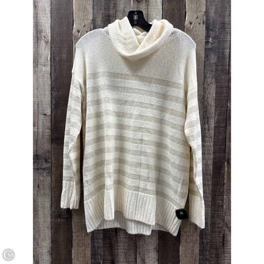Sweater By Loft In Cream, Size: M