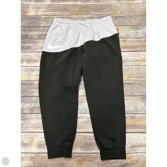 Athletic Pants By Nike In Green & Grey, Size: Xxl