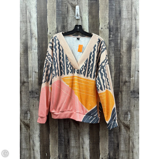 Sweater By Cme In Multi-colored, Size: Xl