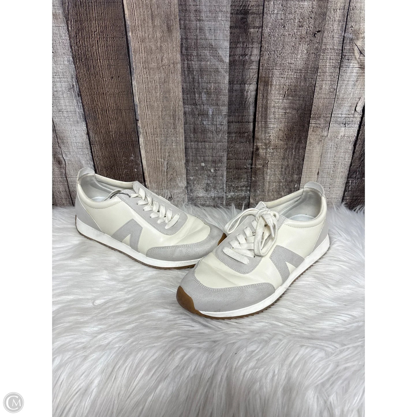 Shoes Athletic By Mia In Cream, Size: 7.5