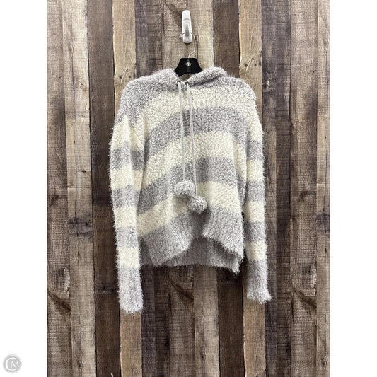 Sweater By Harper In Grey & White, Size: L