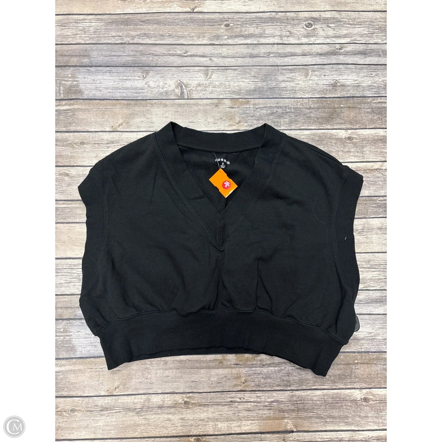 Top Sleeveless By Torrid In Black, Size: 2x