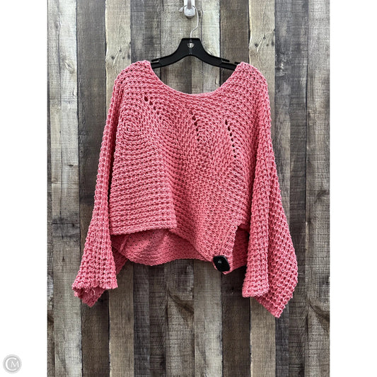 Sweater By Pol In Pink, Size: M