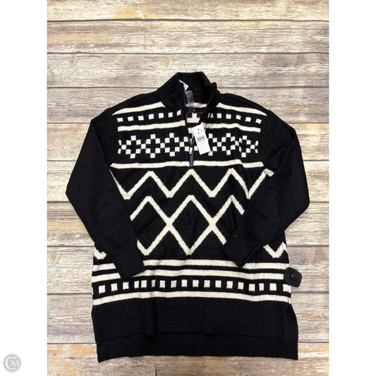 Sweater By Lou And Grey In Black & White, Size: Xs