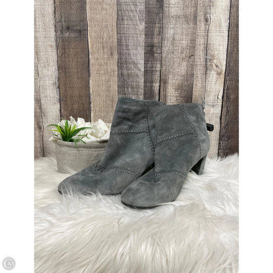 Boots Ankle Heels By Aerosoles In Grey, Size: 8.5